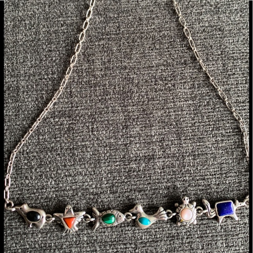 Carolyn Pollack Sterling Fetish Animal Necklace